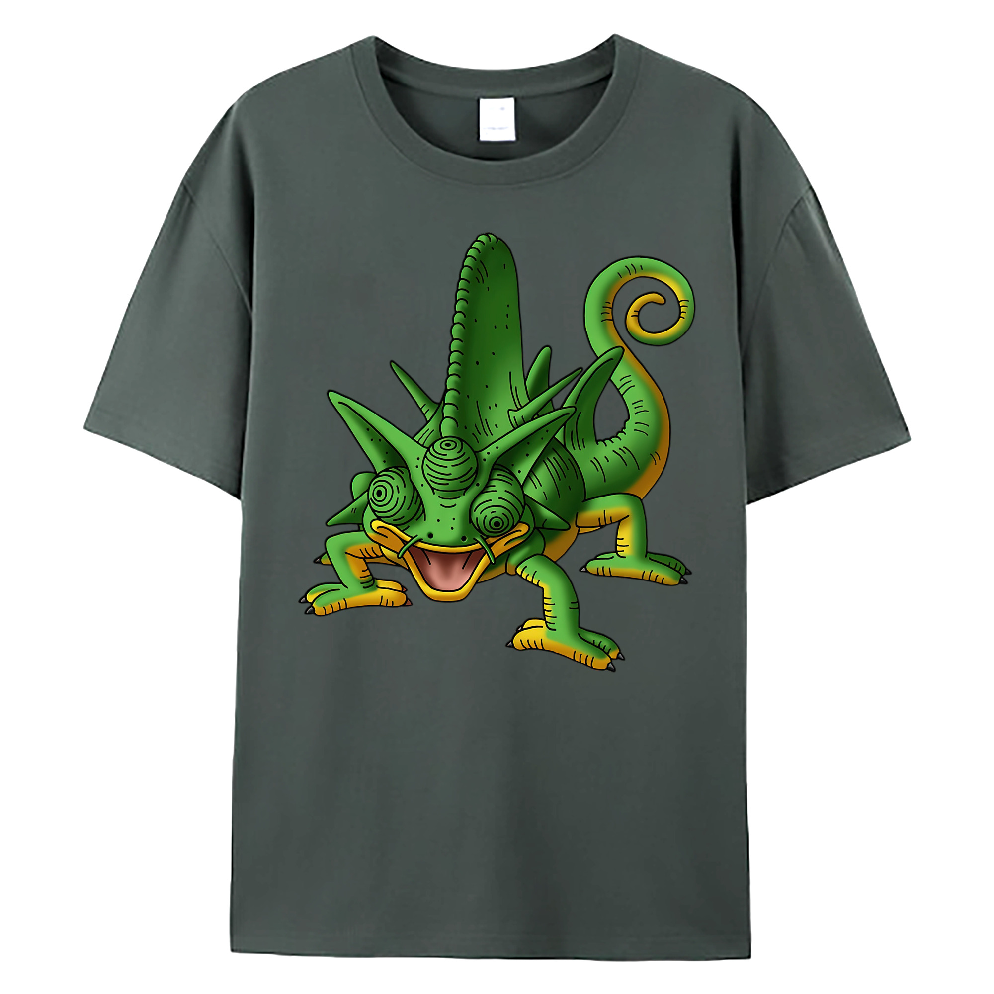 （画像用） ドラゴンクエスト Doragon Kuesuto Dragon Quest 綿100％ メンズ半袖Tシャツ｜肌触りやわらか＆通気性